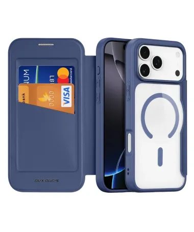 Coque avec Rabat iPhone 17 Pro Max Skin X Pro MagSafe Bleu marine - photo 10