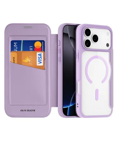 Coque avec Rabat iPhone 17 Pro Max Skin X Pro MagSafe Violet clair - photo 18