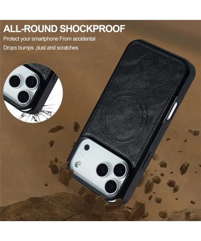 Coque iPhone 17 Pro Max MagSafe | Toucher Cuir