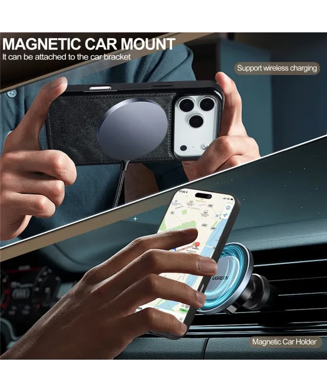Coque iPhone 17 Pro Max MagSafe | Toucher Cuir
