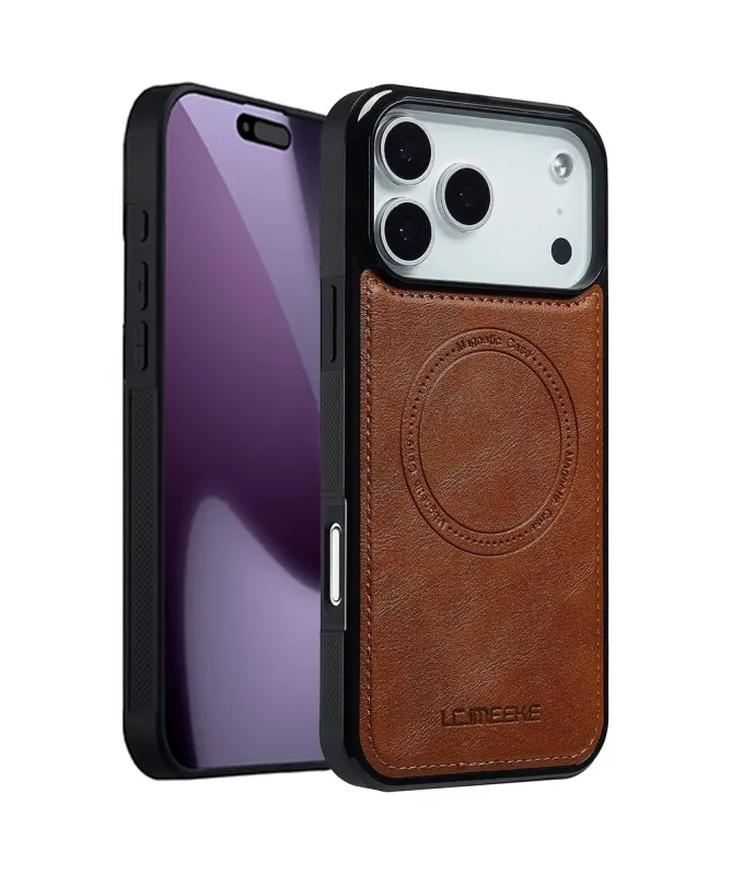 Coque iPhone 17 Pro Max MagSafe | Toucher Cuir