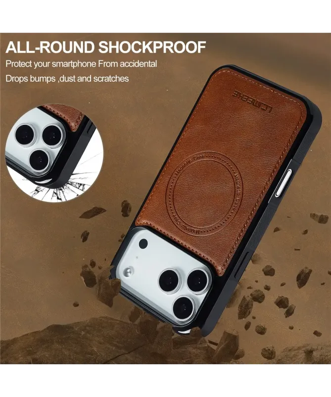 Coque iPhone 17 Pro Max MagSafe | Toucher Cuir