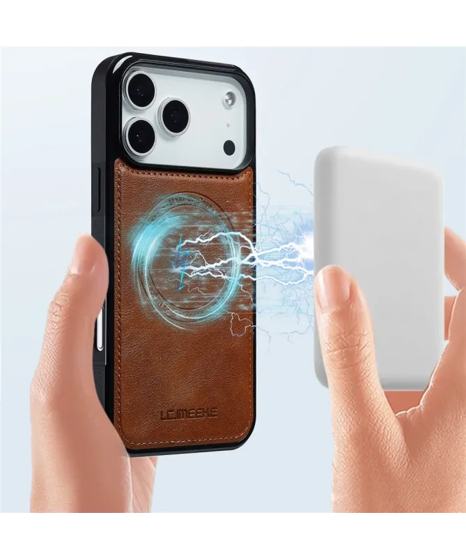 Coque iPhone 17 Pro Max MagSafe | Toucher Cuir