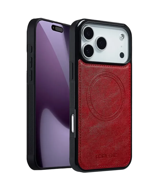 Coque iPhone 17 Pro Max MagSafe | Toucher Cuir