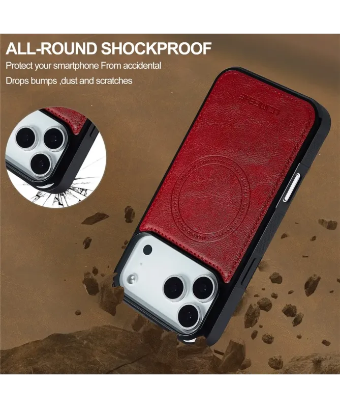 Coque iPhone 17 Pro Max MagSafe | Toucher Cuir