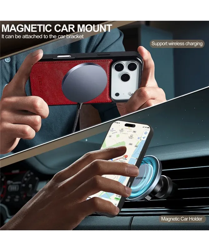 Coque iPhone 17 Pro Max MagSafe | Toucher Cuir