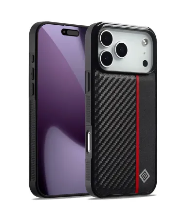 Coque iPhone 17 Pro Max Finition Carbone Renforcée