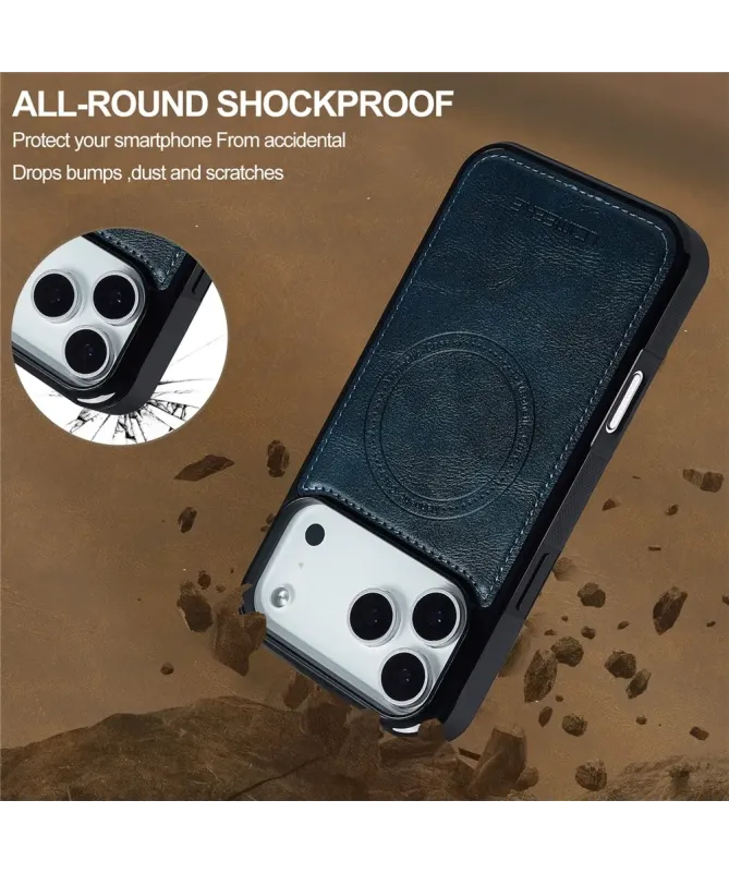Coque iPhone 17 Pro Max MagSafe | Toucher Cuir