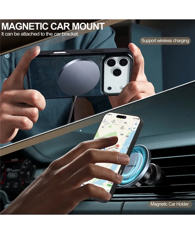 Coque iPhone 17 Pro Max MagSafe | Toucher Cuir