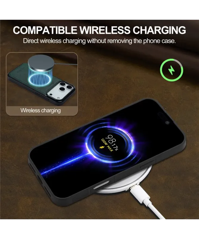 Coque iPhone 17 Pro Max MagSafe | Toucher Cuir
