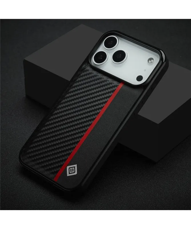 Coque iPhone 17 Pro Max Finition Carbone Renforcée