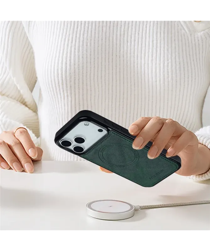 Coque iPhone 17 Pro Max MagSafe | Toucher Cuir