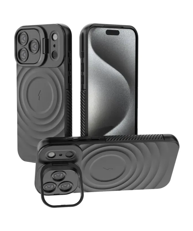 Coque iPhone 17 Pro Max Design Ondulé | MagSafe et Support