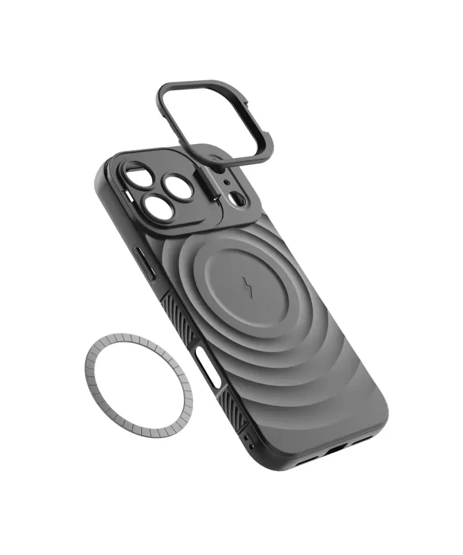 Coque iPhone 17 Pro Max Design Ondulé | MagSafe et Support