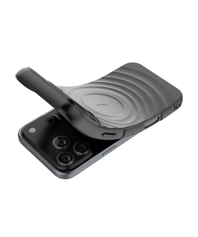 Coque iPhone 17 Pro Max Design Ondulé | MagSafe et Support