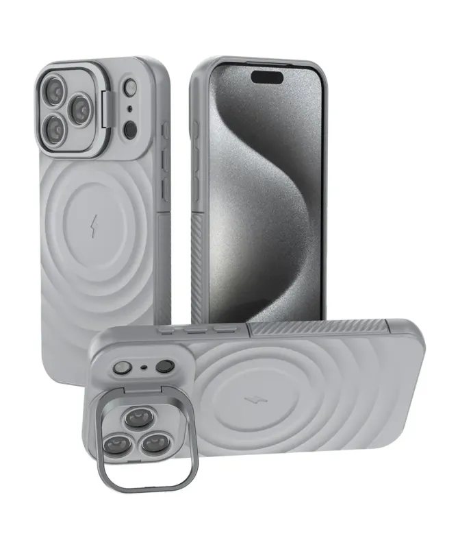 Coque iPhone 17 Pro Max Design Ondulé | MagSafe et Support