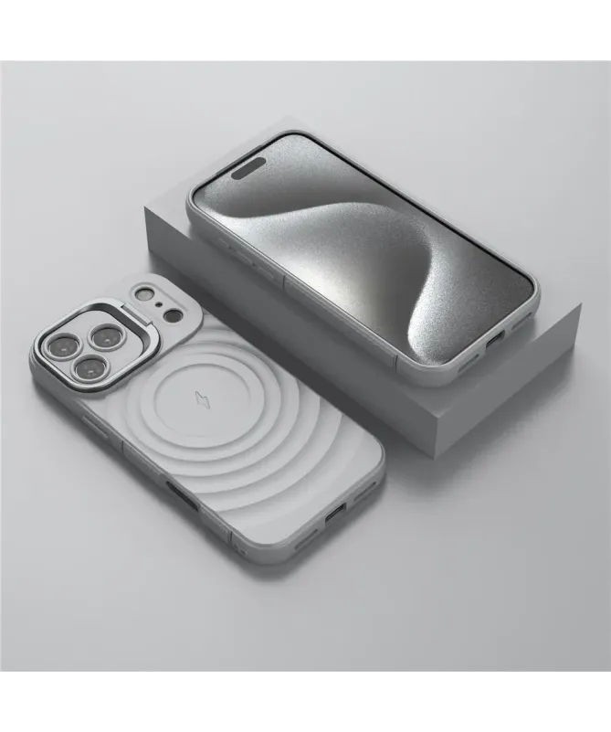 Coque iPhone 17 Pro Max Design Ondulé | MagSafe et Support