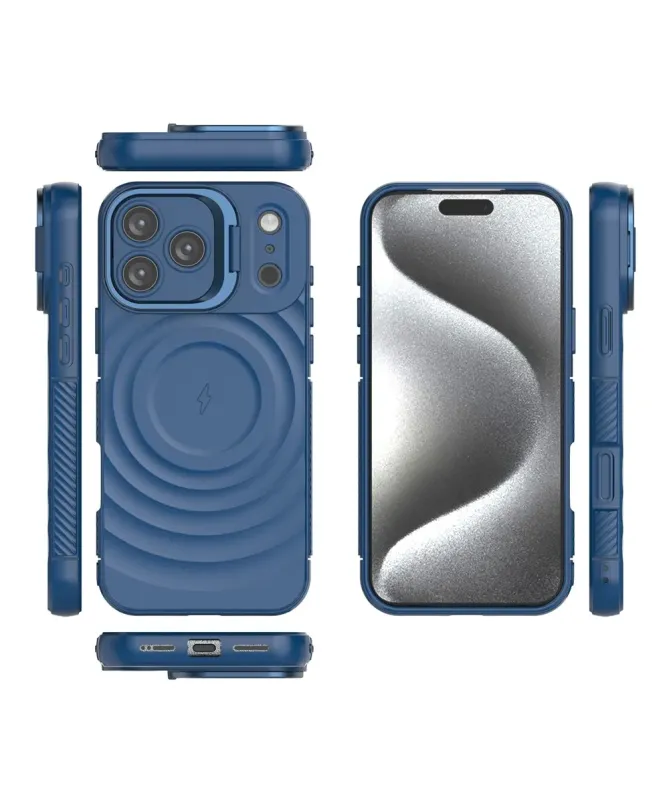 Coque iPhone 17 Pro Max Design Ondulé | MagSafe et Support