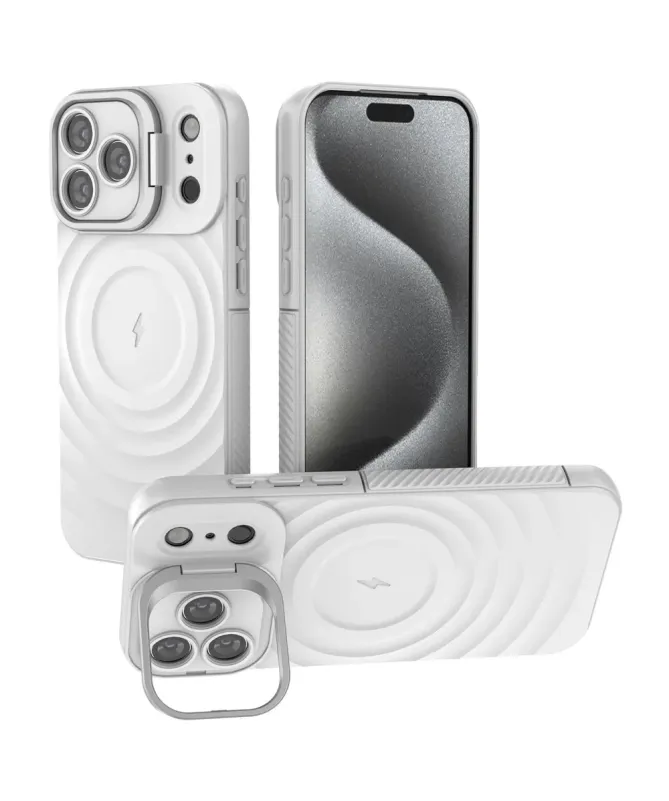 Coque iPhone 17 Pro Max Design Ondulé | MagSafe et Support