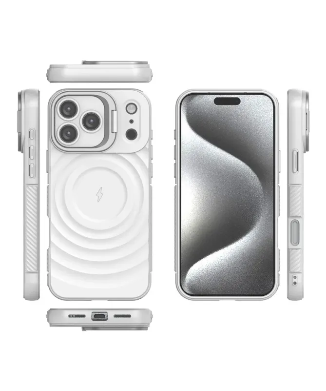 Coque iPhone 17 Pro Max Design Ondulé | MagSafe et Support