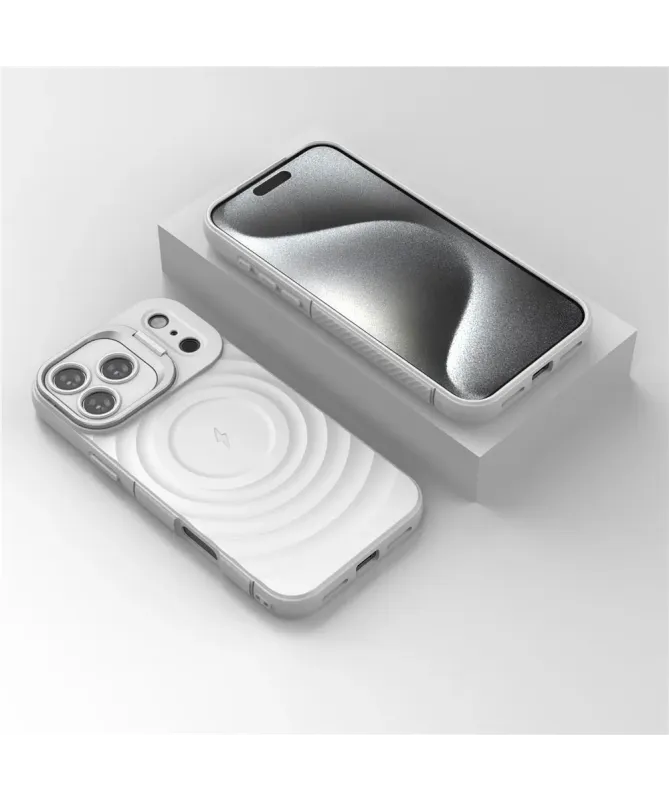 Coque iPhone 17 Pro Max Design Ondulé | MagSafe et Support