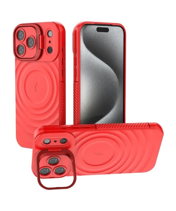 Coque iPhone 17 Pro Max Design Ondulé | MagSafe et Support