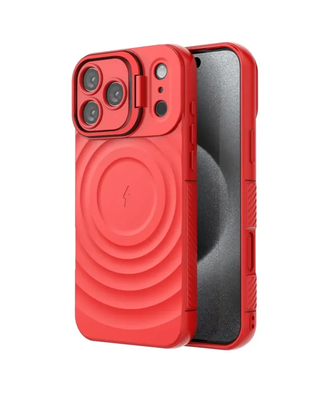 Coque iPhone 17 Pro Max Design Ondulé | MagSafe et Support