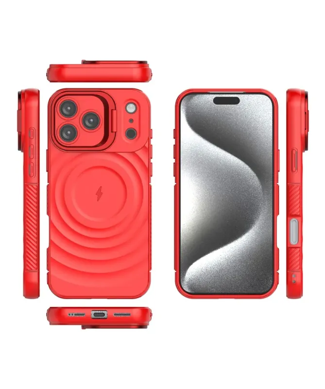 Coque iPhone 17 Pro Max Design Ondulé | MagSafe et Support