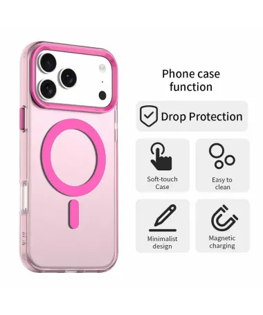 Coque iPhone 17 Pro Max Transparente | Candy Magenta - photo 20