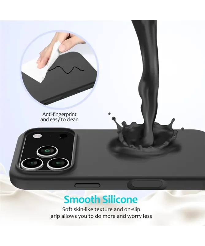 Coque iPhone 17 Pro Max Silicone | Toucher Soyeux