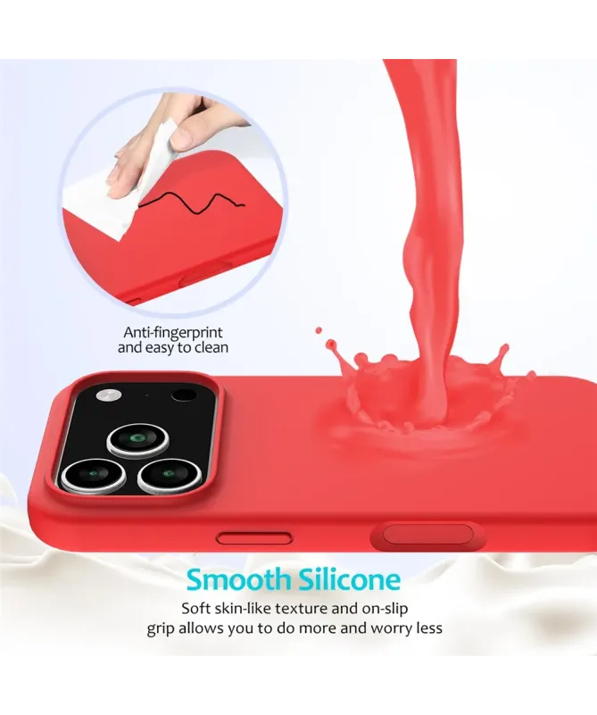 Coque iPhone 17 Pro Max Silicone | Toucher Soyeux