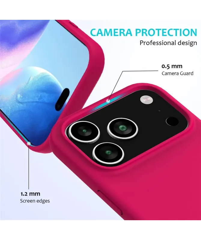 Coque iPhone 17 Pro Max Silicone | Toucher Soyeux