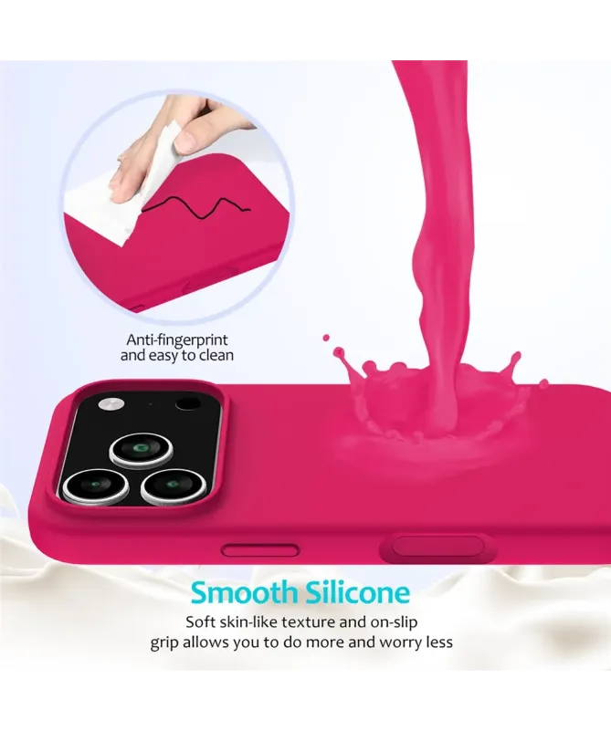 Coque iPhone 17 Pro Max Silicone | Toucher Soyeux