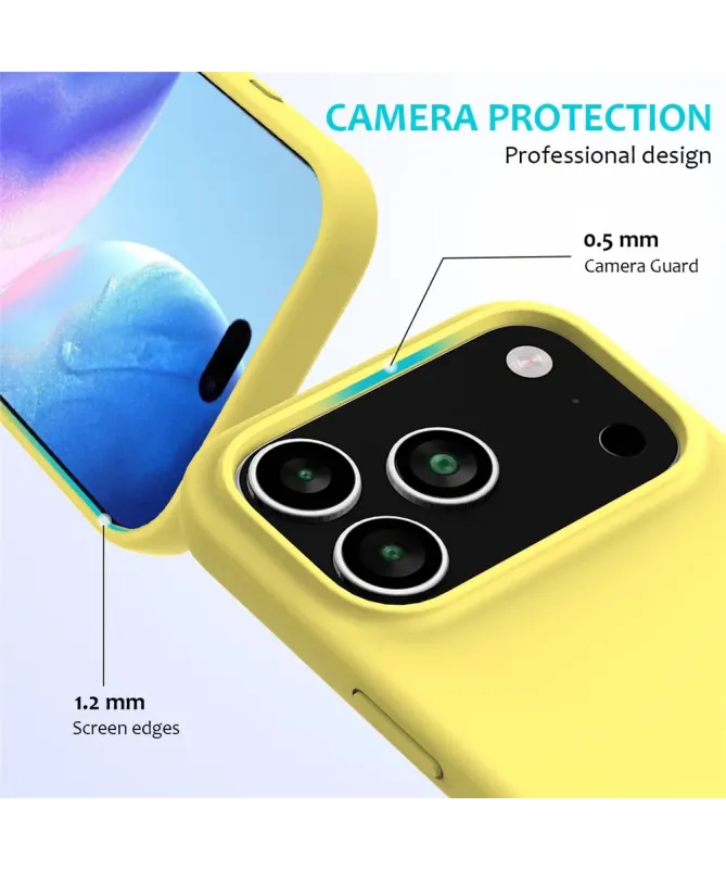 Coque iPhone 17 Pro Max Silicone | Toucher Soyeux