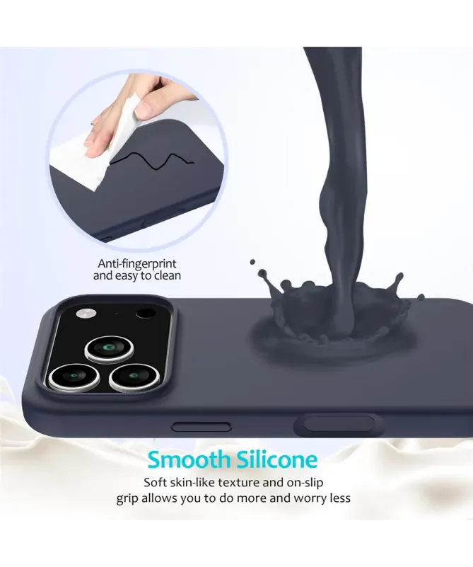 Coque iPhone 17 Pro Max Silicone | Toucher Soyeux