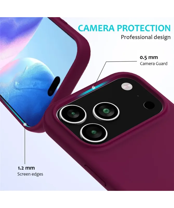 Coque iPhone 17 Pro Max Silicone | Toucher Soyeux