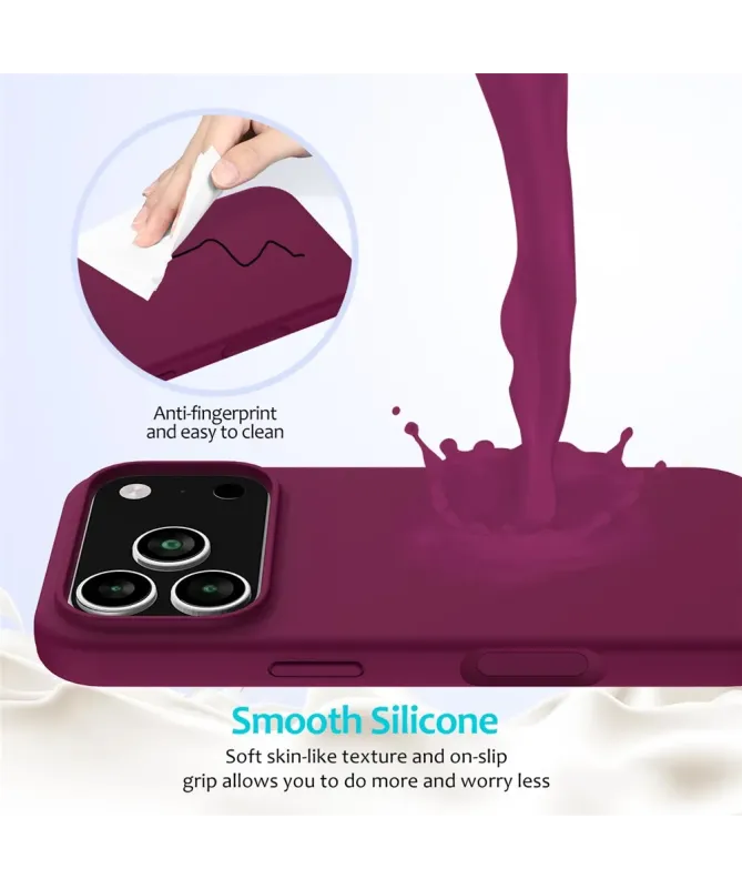 Coque iPhone 17 Pro Max Silicone | Toucher Soyeux