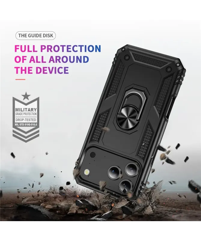 Coque iPhone 17 Pro Max Hybride Fonction Support Noir - photo 5