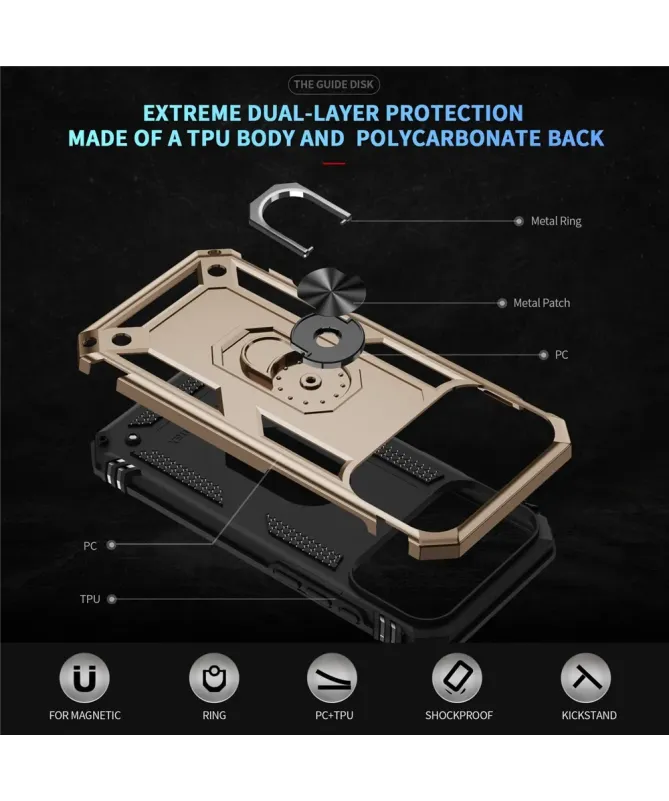 Coque iPhone 17 Pro Max Hybride Fonction Support