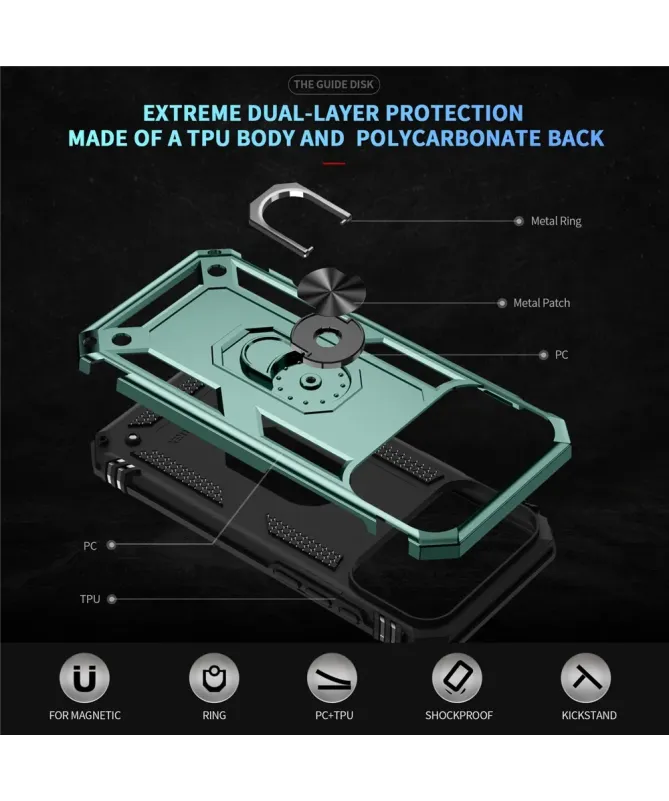 Coque iPhone 17 Pro Max Hybride Fonction Support