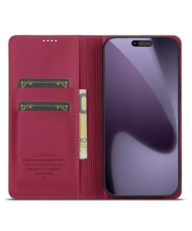 Flip Cover iPhone 17 Pro Max L1 Series Rouge foncé - photo 20