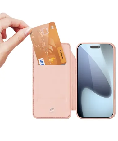 Housse iPhone 17 Pro Max Revêtement Satiné Or Rose - photo 17