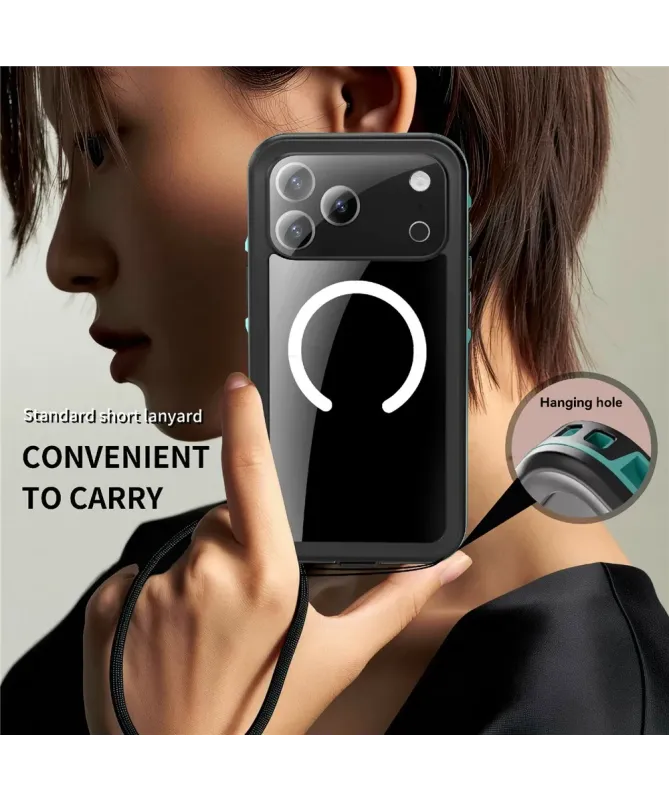 Coque iPhone 17 Pro Max étanche IP68 avec MagSafe