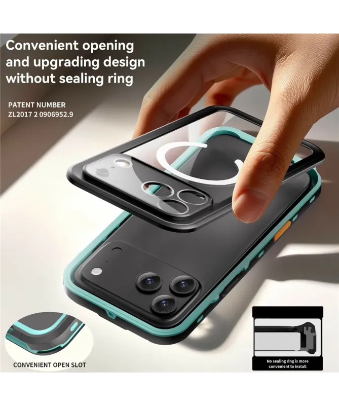 Coque iPhone 17 Pro Max étanche IP68 avec MagSafe