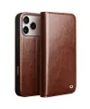 Housse iPhone 17 Pro Max fait main en cuir véritable