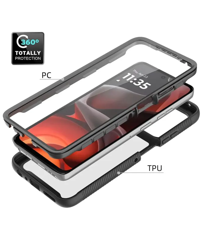 Coque Moto G56 5G Intégrale avec Film Protecteur