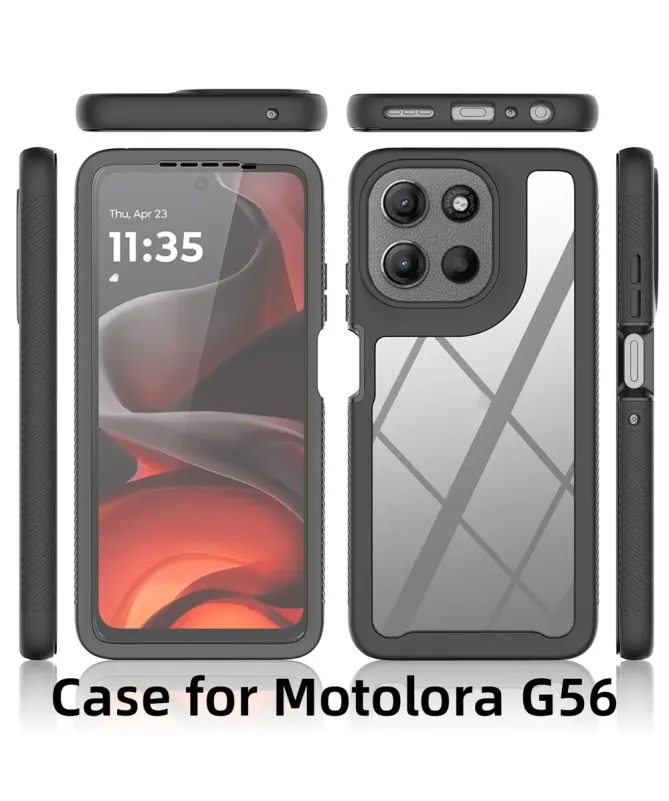 Coque Moto G56 5G Intégrale avec Film Protecteur
