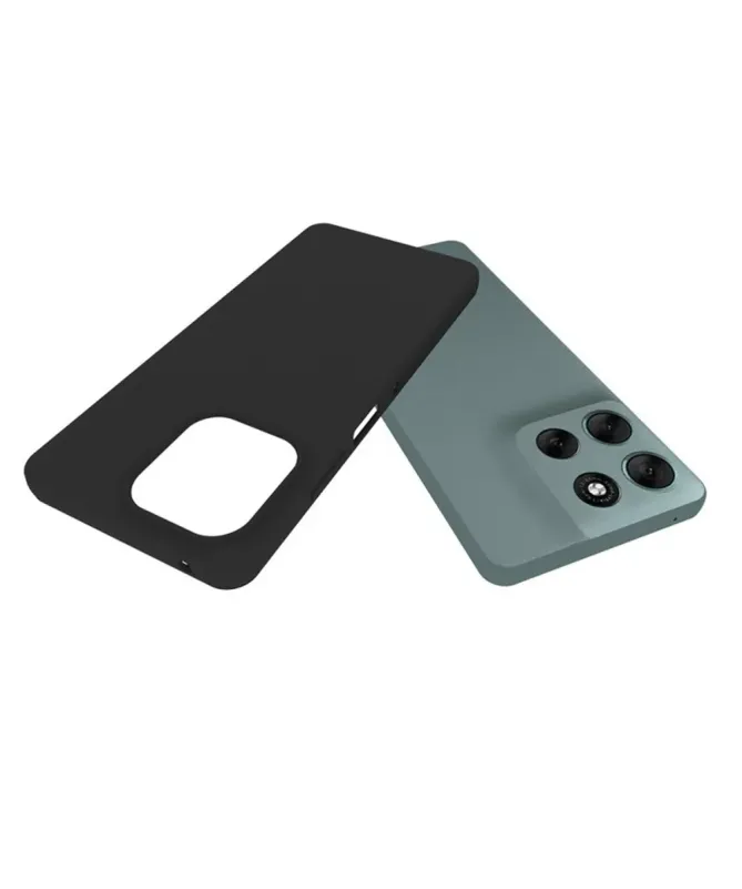 Coque Noire Mat Moto G56 5G avec Verre Trempé