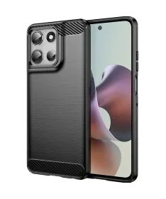 Coque Moto G56 5G flexible effet brossé