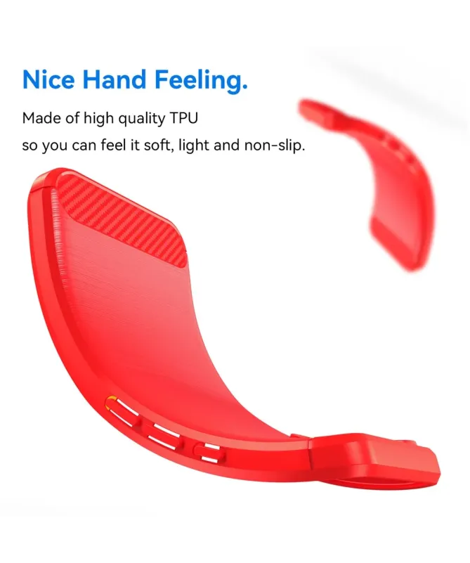 Coque Moto G56 5G flexible effet brossé